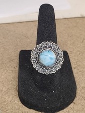 925 Howlite Ring Size 7.5