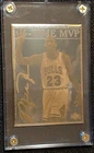 1996 Michael Jordan Upper Deck 24k Gold Nickel Silver Card 4-Time MVP #228/1996