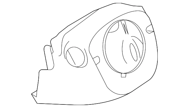 Genuine Nissan Column Cover 48470-3BA0A - Image 2 of 4