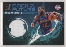 2017-18 Panini Donruss Back to the Future Materials Greg Monroe #BM-GM a3q