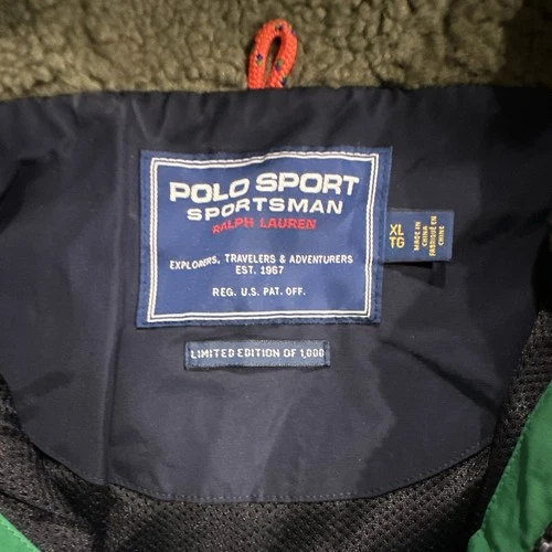 Polo Sport Ralph Lauren Sportsman Men's XL Full Zip Graphic Jacket LE 1 of 1000 image 2