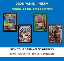 2025 Panini Prizm Football - Parallels & Inserts - Pick Your Card & SHIPS FREE