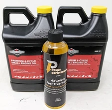 30W Engine Oil - 48 Oz. 100028 (2-Pack) and Fuel Treatment