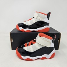 Air Jordan 6 Rings TD 'White Black Team Orange' / DV1344 108 / Toddlers Size 5c