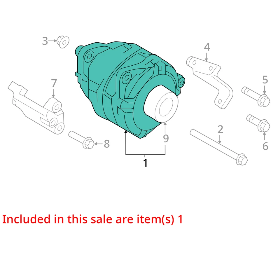 Alternador Infiniti M56 2011 fabricante de equipos originales 175 k millas - LKQ427181129 Foto 4 de 4