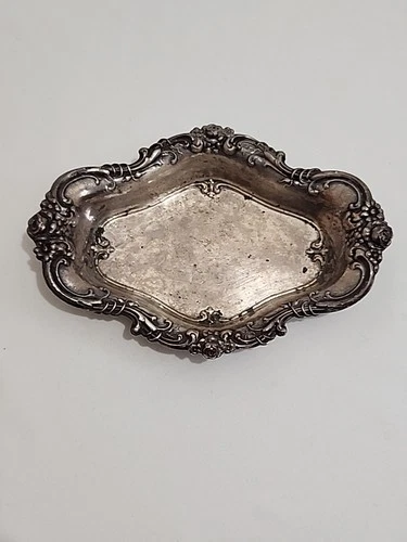 WALLACE STERLING SILVER MEADOW ROSE #4114 Bon-Bon Bowl 70g