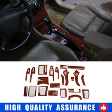 	 For Honda Accord 2004-2007 Wood Grain Car Control Console Panel Dashboard Sets