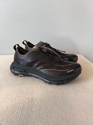 Satisfy Running x Hoka One One Mafate Trail - Size 8.5 - Coffee 