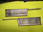 1964 plymouth sport fury rear tail light aluminum trim pieces bezels other parts (For: Plymouth)