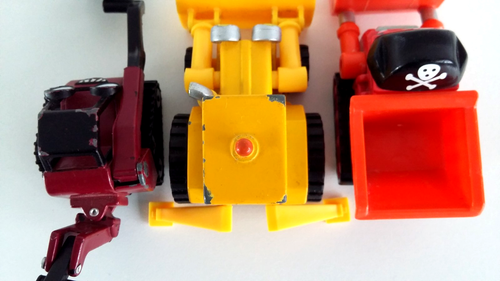 Bob the Builder Miniature Vintage Diecast toys Scoop, Muck & Benny LOT bundle 3x - Picture 9 of 14