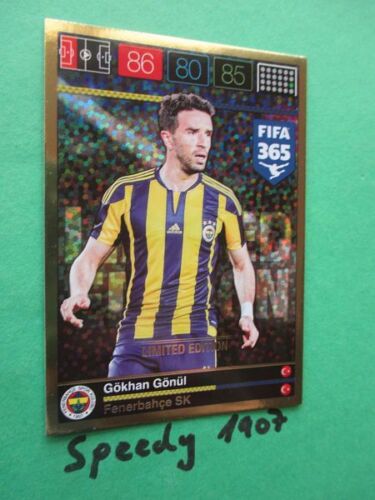 Panini Adrenalyn FIFA 365 Limited Edition Gökhan Gönül Fenerbahce Trading Card - Bild 1 von 1