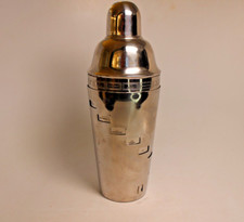 Dial a Drink Cocktail Shaker Stainless Steel Mixer w/ 15 Recipes Pottery Barn