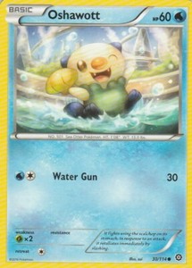 Oshawott 30/114 Pokemon XY Steam Siege LP