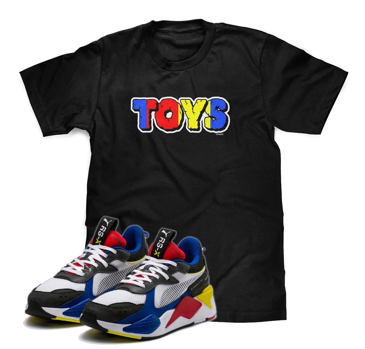 Toys T Shirt Matches The Puma RS X Toys Sneakers Soft Cotton (FREE  SHIPPING) | eBay