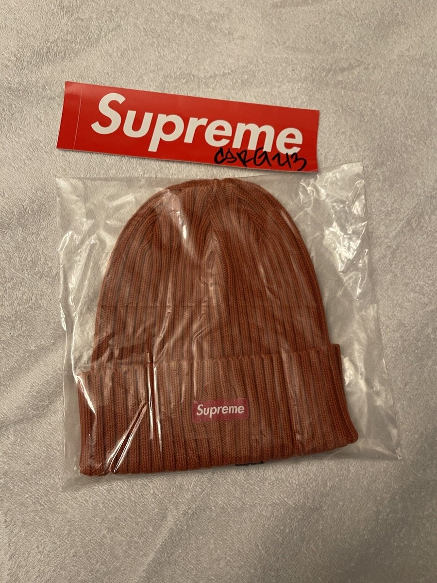 Supreme シュプリーム 19SS Overdyed Beanie RUST Supreme Rust Colored Overdyed Beanie Hat OS One Size SS19 Small