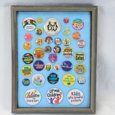 Religious Pins Jesus VBS 30 Hallelujah Follow Jesus Blessing  others Framed