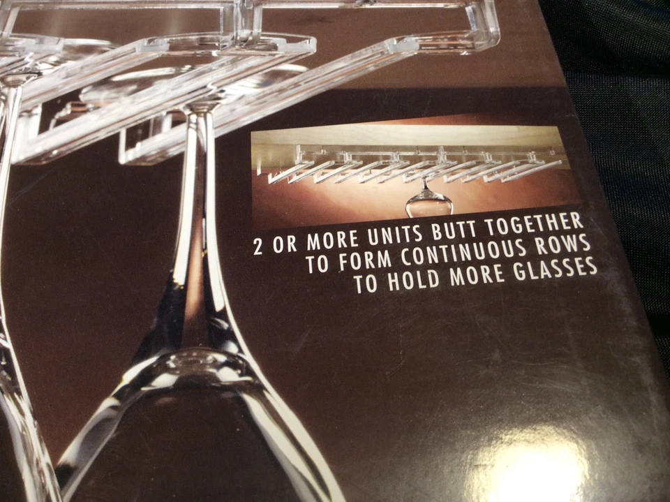 New Jubilee Prodyne Acrylic Under Cabinet or Shelf Stemware Rack | Open Box - Image 3 of 4