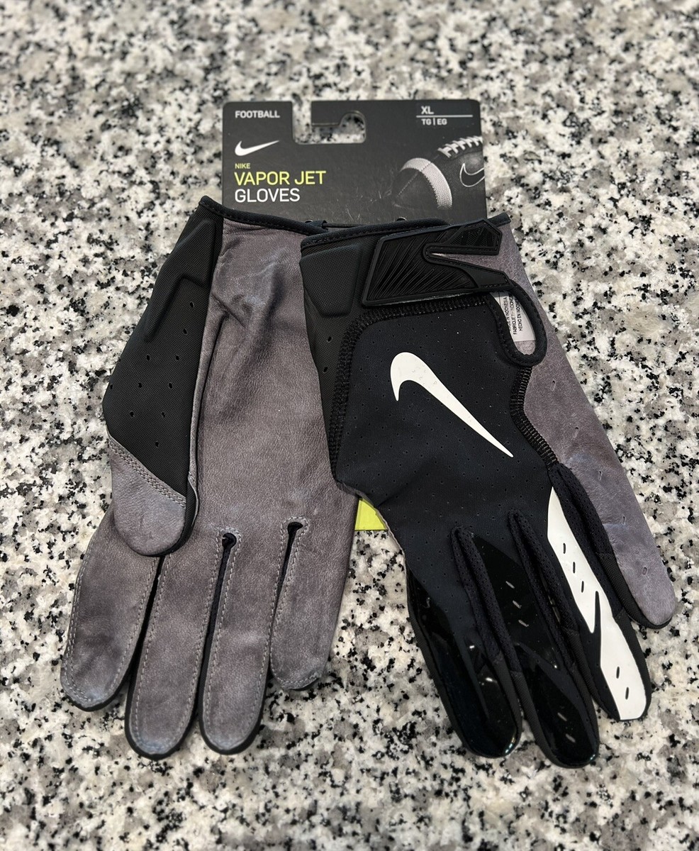 Mens Size XL Nike Vapor Jet 5.0 FG NFL Leather Football Gloves