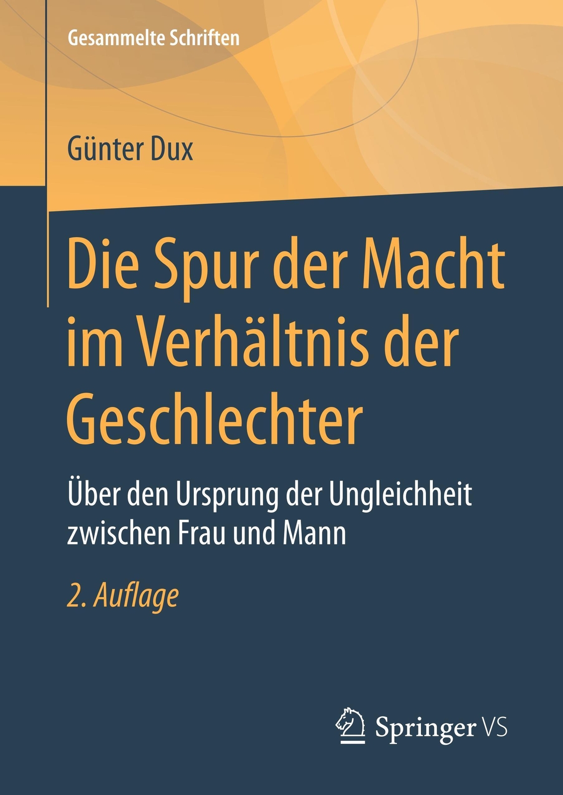 Thumbnail - Günter Dux | Die Spur Der Macht Verhältnis Der Geschlechter | Buch |