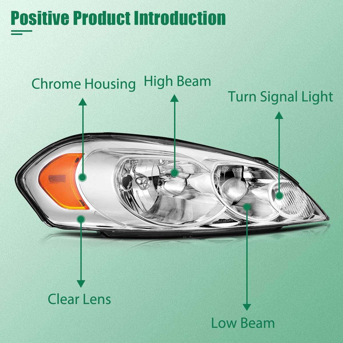 PIT66 LED DRL Headlight Assembly Compatible with 2006-2013