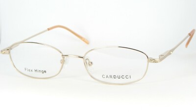 CARDUCCI ITALIAN DESIGN CD107 GOLD EYEGLASSES GLASSES METAL FRAME 51-18-135mm