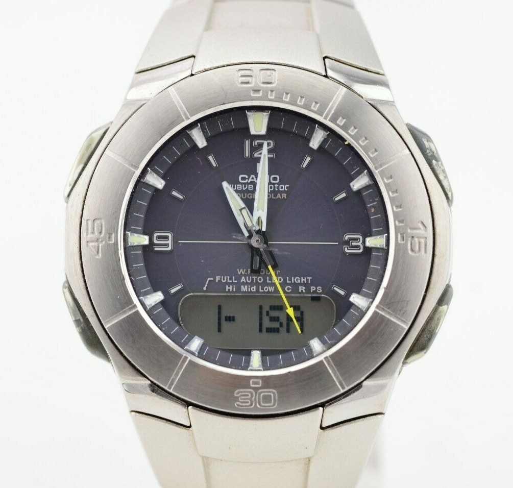 L002 Original Vintage Casio Ana Digi Solar Watch WVA-410J L002 Original Vintage Casio Ana Digi Solar Watch WVA-410J
