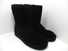 Koolaburra By UGG Women 8 Mid-Calf Boots Black Suede Leather Style 1017090