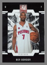 Ben Gordon #28 2009-10 Donruss Elite Detroit Pistons