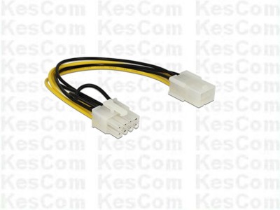 Delock 83775 Kabel Power PCI Express PCIe 8 Pin Stecker auf 6 Pin Buchse