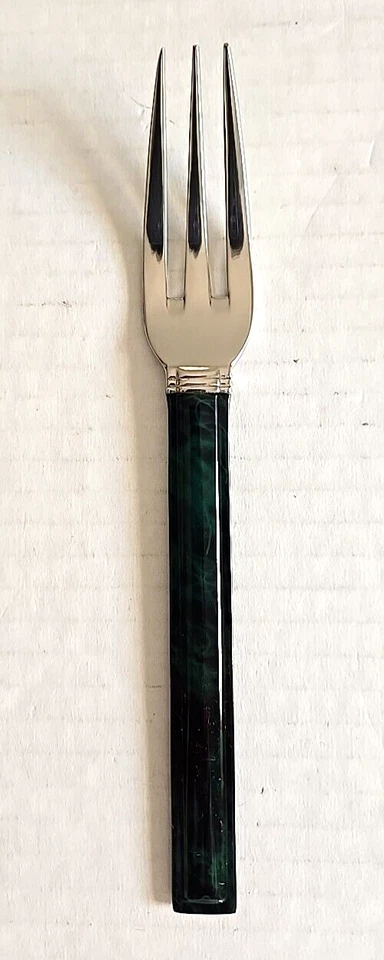 Lote de cubiertos Mikasa de acero inoxidable 18/8 diseño de mármol verde cuchara tenedor Japón Foto 3 de 4