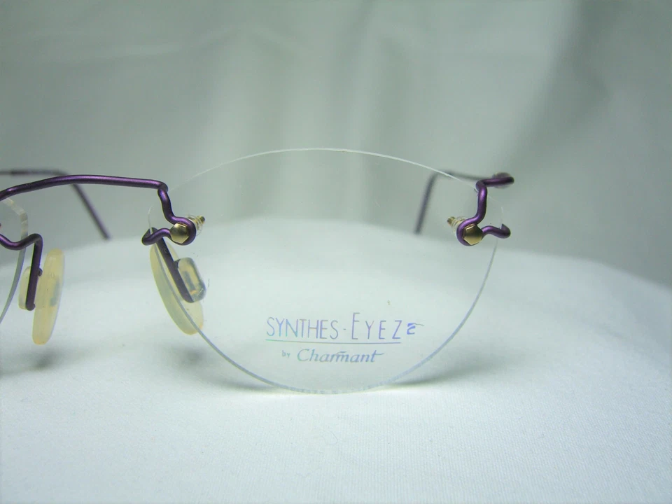 Titanio, gafas, sin montura, redondas, cuadradas, ovaladas, monturas, hombre, mujer, NOS Foto 3 de 4