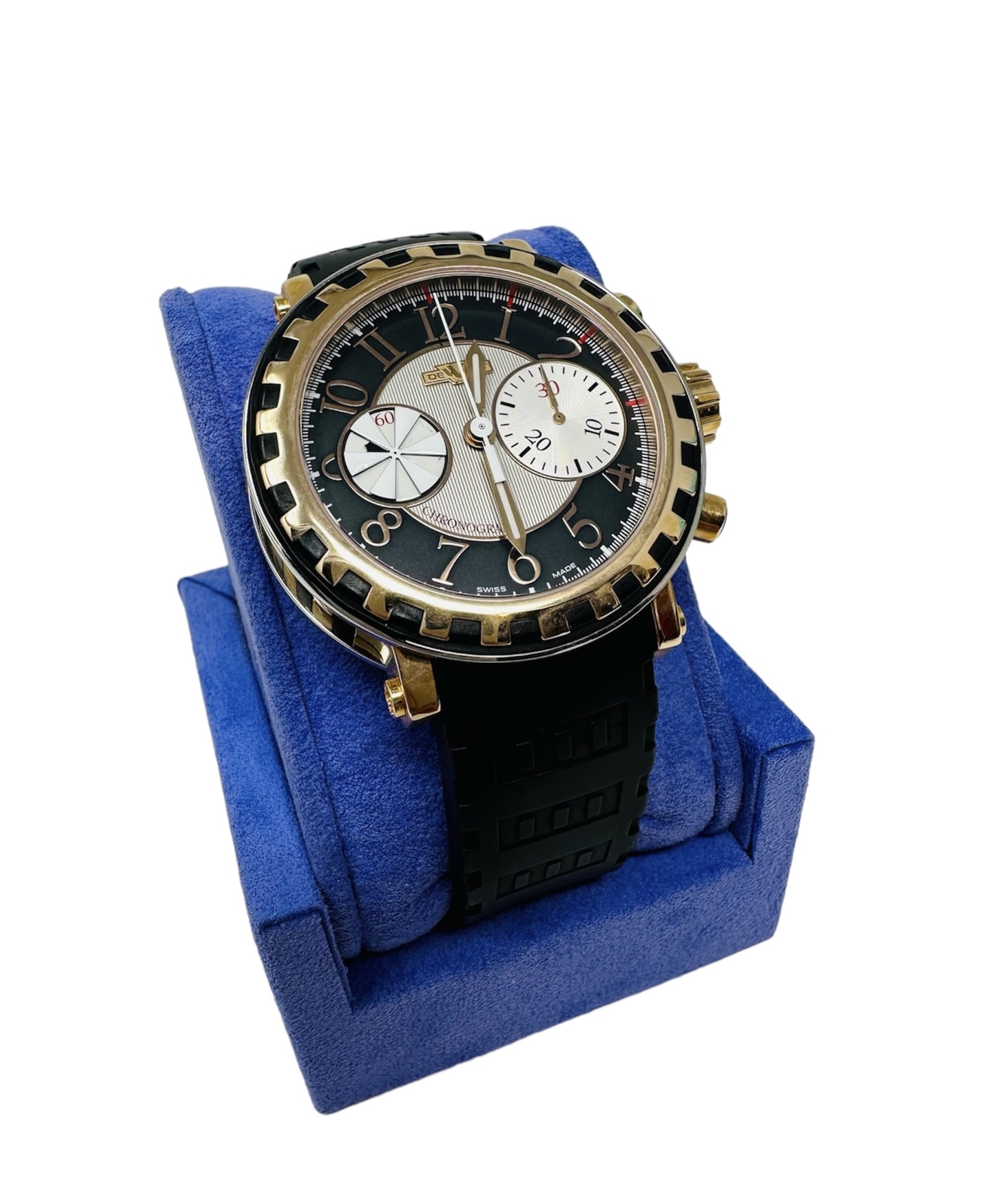 DeWitt Academia Chronograph Sequential Black & Ro… - image 2