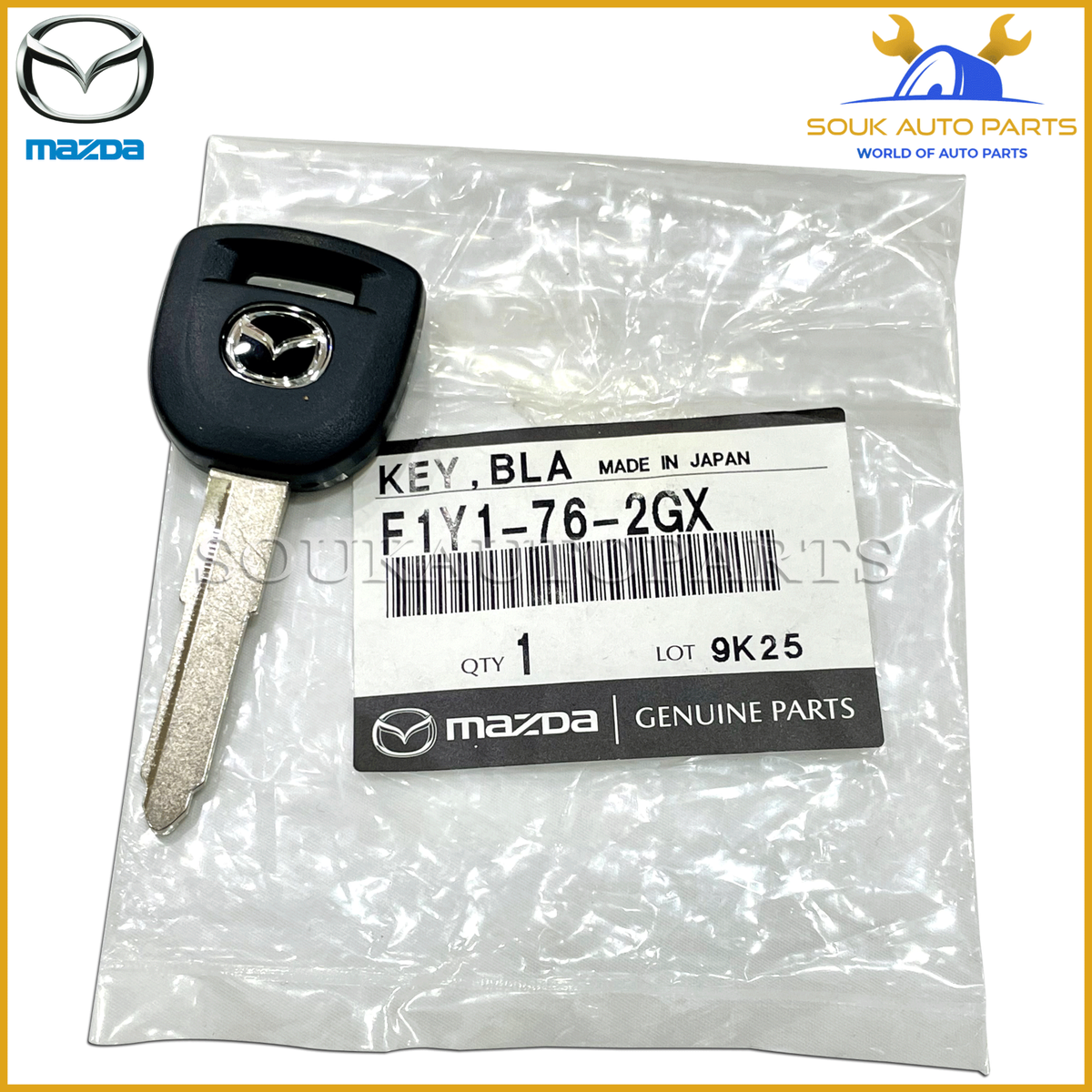 F1Y1-76-2GX Genuine Mazda KEY,BLANK-PRIMARY F1Y1762GX | eBay
