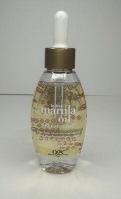 OGX Hydrate + Marula Oil Serum Elixir 3.8 FL OZ, NEW