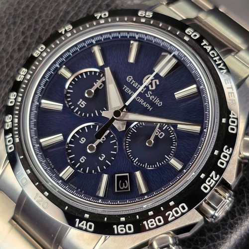 GRAND SEIKO SLGC001 43MM EVOLUTION 9 AUTO 9SC5 TENTAGRAPH CHRONO TITANIUM B&P - Picture 5 of 16