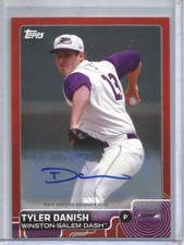 Tyler Danish 2015 Topps Pro Debut Red Autograph #3/5