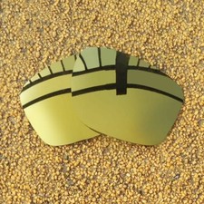 US Polarized Lenses Replacement for-OAKLEY Sliver OO9262 - Brown Golden Mirror