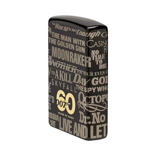 ZIPPO 48576 X James Bond 60th Anniversary Collectible LIGHTER - Picture 2 of 6