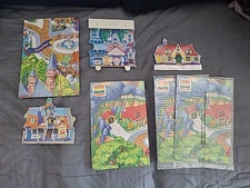 Mickey's Toontown Maps DIsneyland California BK 1992 parts