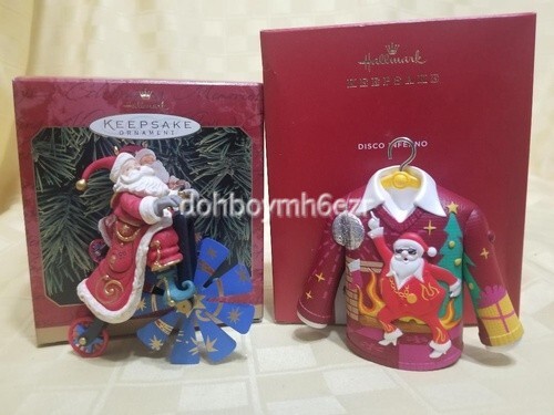 キリンカルチュアクラブ クリスマス1999 Hallmark 1999 2021 Kringle's Whirligig Disco Inferno Santa Claus
