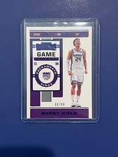 2019 Panini Contenders Game Ticket Purple Buddy Hield /99 SP