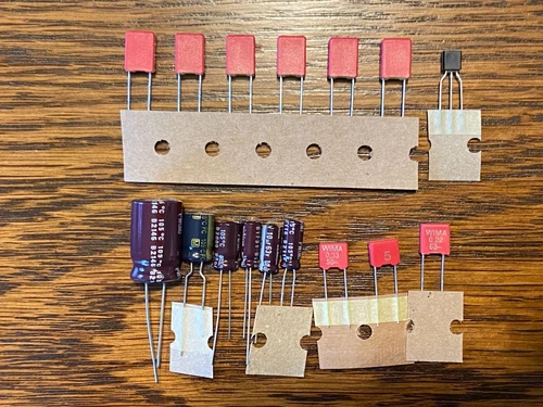 Technics SL-3300 SL-3310 SL-3350 Speed Repair Kit Capacitors Turntable Recap Set