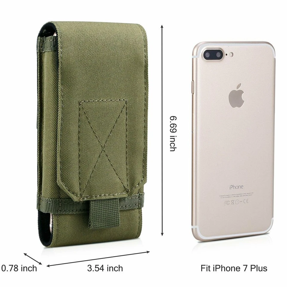 Universal Army Tactical Holster Molle Waist Belt Pack Bag Cell Phone Pouch Case - Image 3 of 4