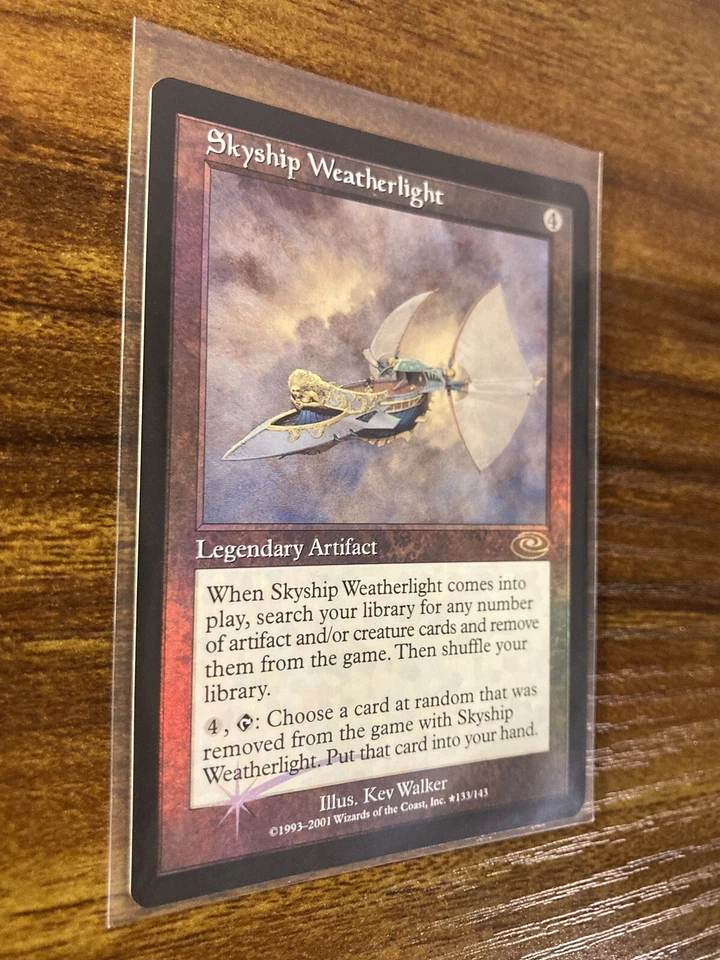 MTG✨SKYSHIP WEATHERLIGHT (Alt Artwork) FOIL✨Planeshift NM/M RARE Walker UNPLAYED - Image 3 of 4