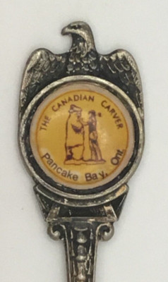 The Canadian Carver Pancake Bay, Canada - Vintage Souvenir Spoon Collectible