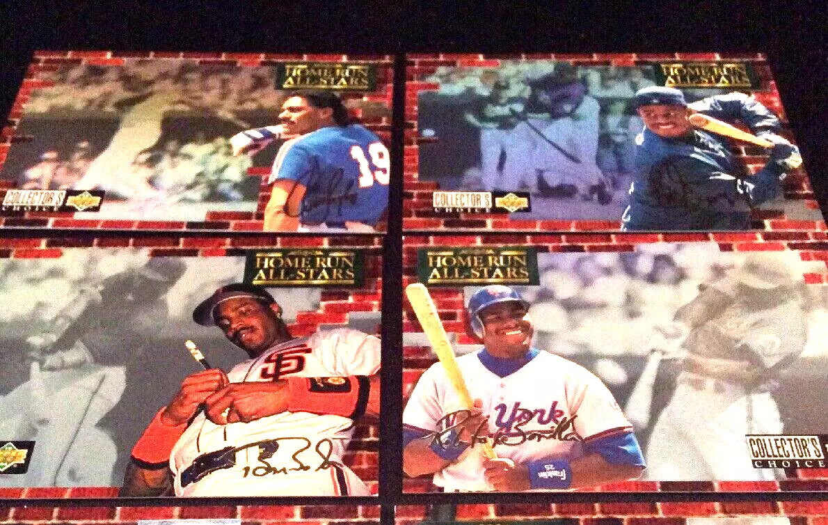 1994 Upper deck Collector’s Choice “You Crash The Card” Game 8 Card  Hologram Set