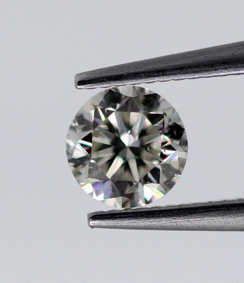 Certified 0.10 Ct Natural Loose Diamond F Color VS1 Grade Brilliant Round Cut - Image 3 of 4