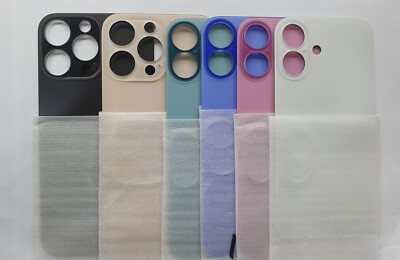Für iPhone 16 16pro 16plus Max Ersatz Rückseite Glas Rückseite Glas Akkudeckel