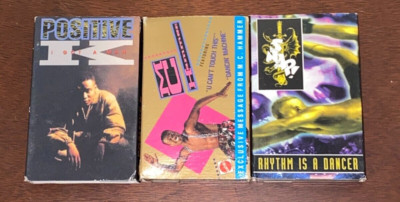 MC HAMMER POSITIVE K SNAP! Cassette Singles Lot