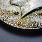 1964 50c Kennedy Silver Half Dollar - PQ Red Green Rainbow Toning - BU - Y5196